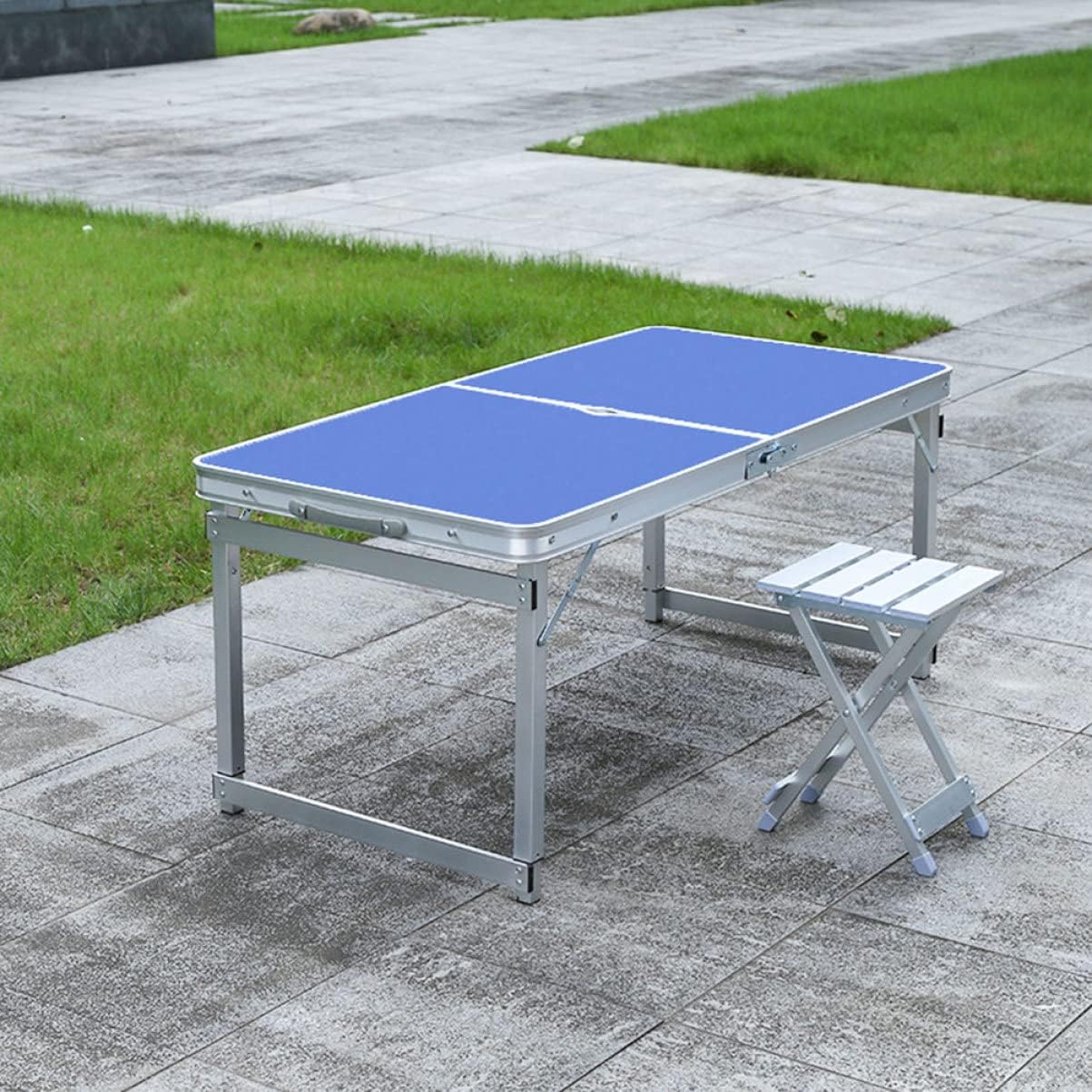 PRETYZOOM Portable Folding Stool Aluminum Alloy Ideal for Camping Garden Fishing