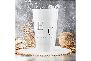 Chic Monogrammed Cups for Special Occasions