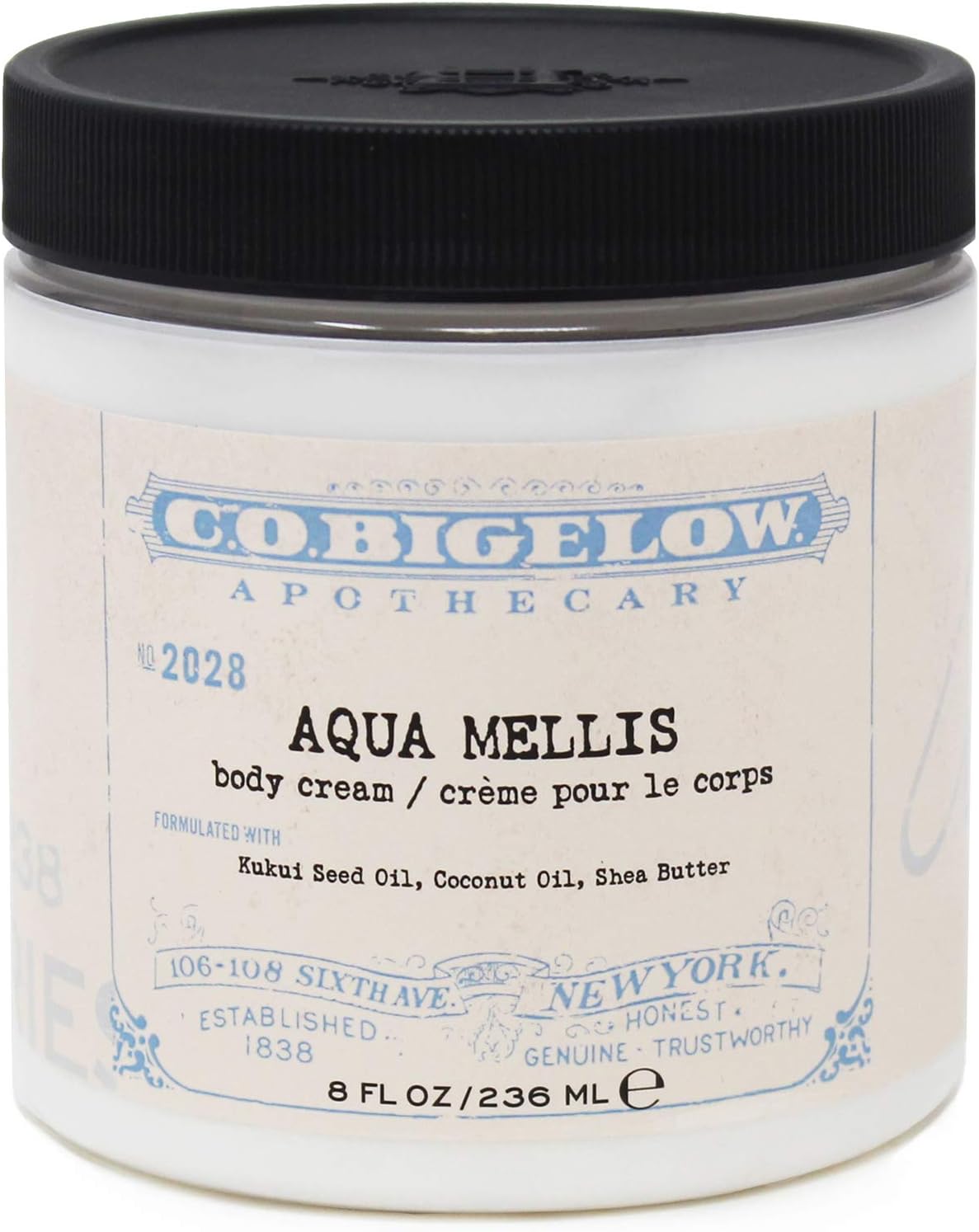 C. O. Bigelow C.O. Iconic Collection Aqua Mellis Body Cream, 8 fl oz