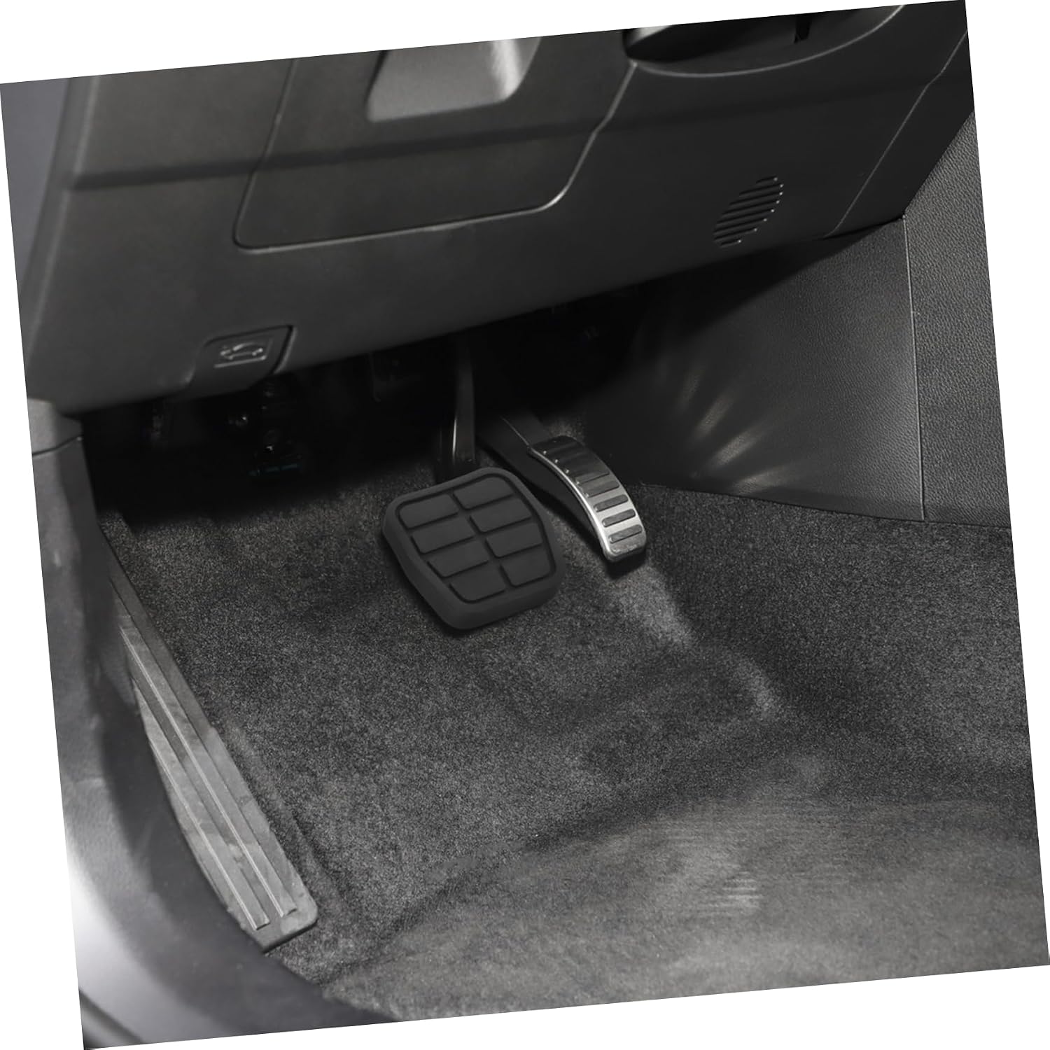 2pairs Car Clutch Brake Pedal Pads Foot Covers Rubber for Brake Clutch Pedals Easy Installation for Car Models Automotive Accessories
