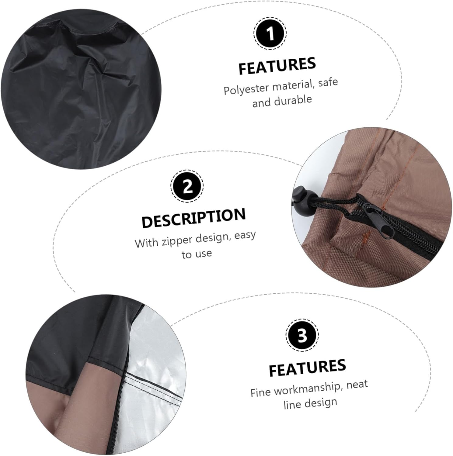 Garden Fountain Cover Silver-Coated Dual-Color Splicing Outdoor Bird Bath Protector with UV and Dust Resistance for Base Fountains in Winter