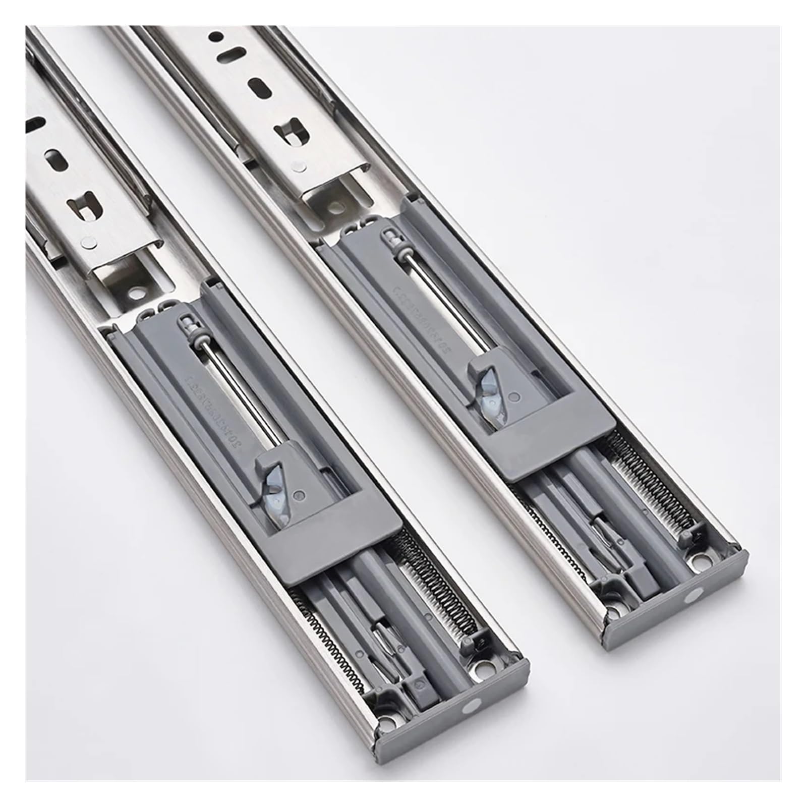Guide per cassetti in Acciaio Inossidabile da 10-22"" con Chiusura Ammortizzata, Chiusura silenziosa, Guide scorrevoli a Tre sezioni, ferramenta per mobili (Normale 10 po,Normal 10inch 25cm