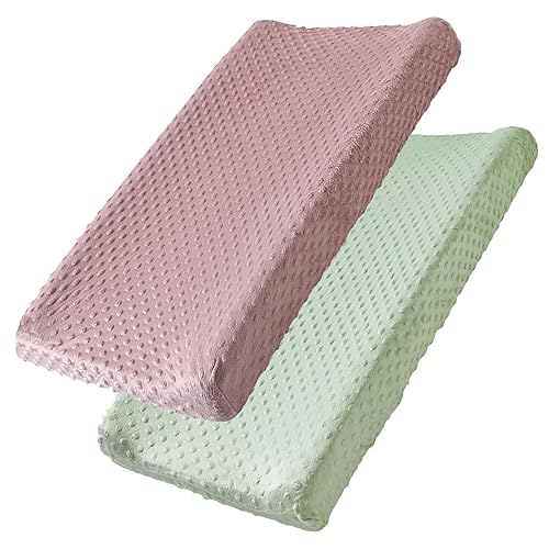 Miniatura 7 de Funda para cambiador, sábanas suaves para cambiador para bebé, niño y niña, funda para cambiador de pañales para almohadilla de 32 pulgadas34 x 16