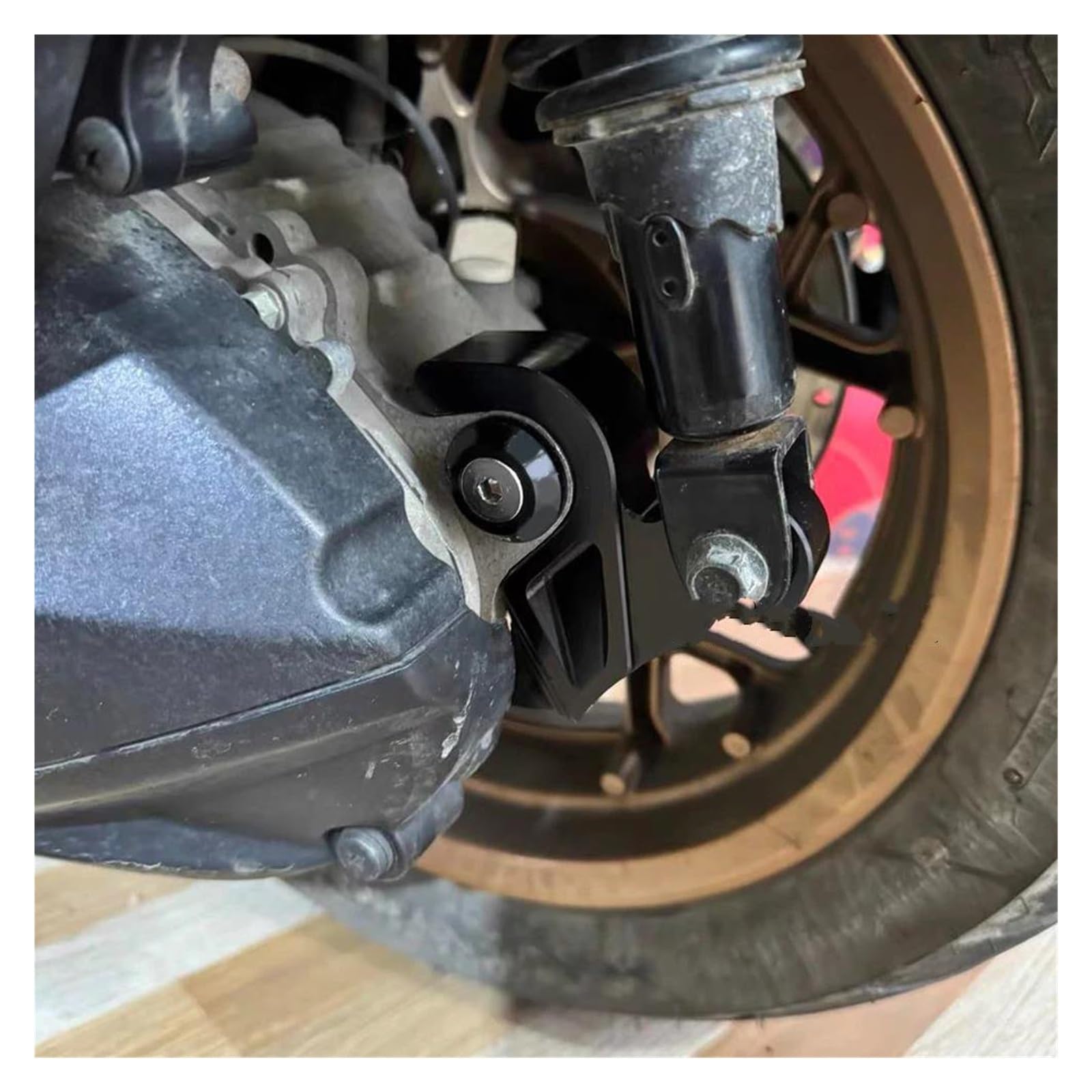 Kit Sospensione Abbassamento Per X-MAX 300 2021-2024 Kit di abbassamento posteriore del motociclo degli ammortizzatori Corpo abbassato da(Black)