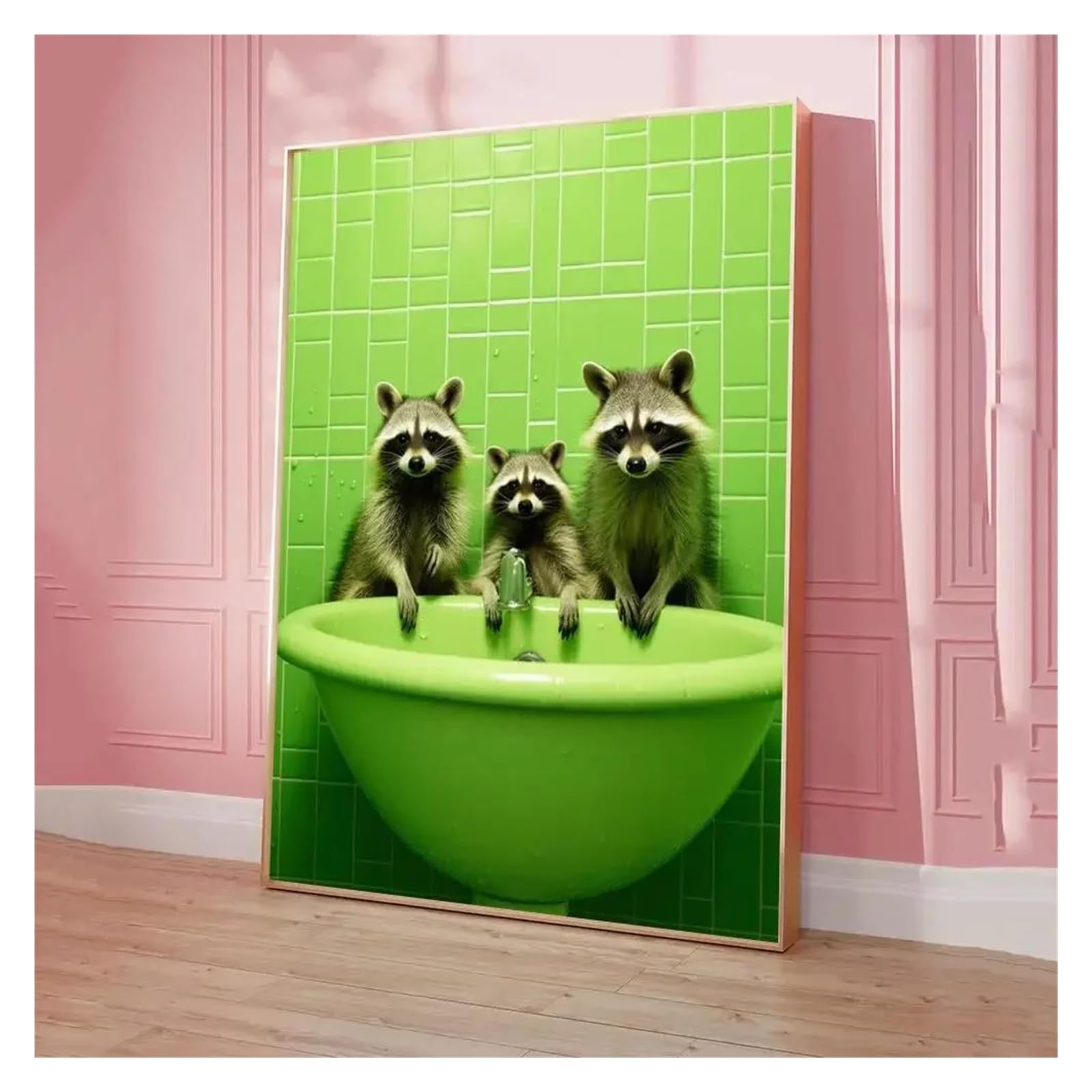 Art mural animal chimpanzé chat chien pour décorer le salon et la chambre