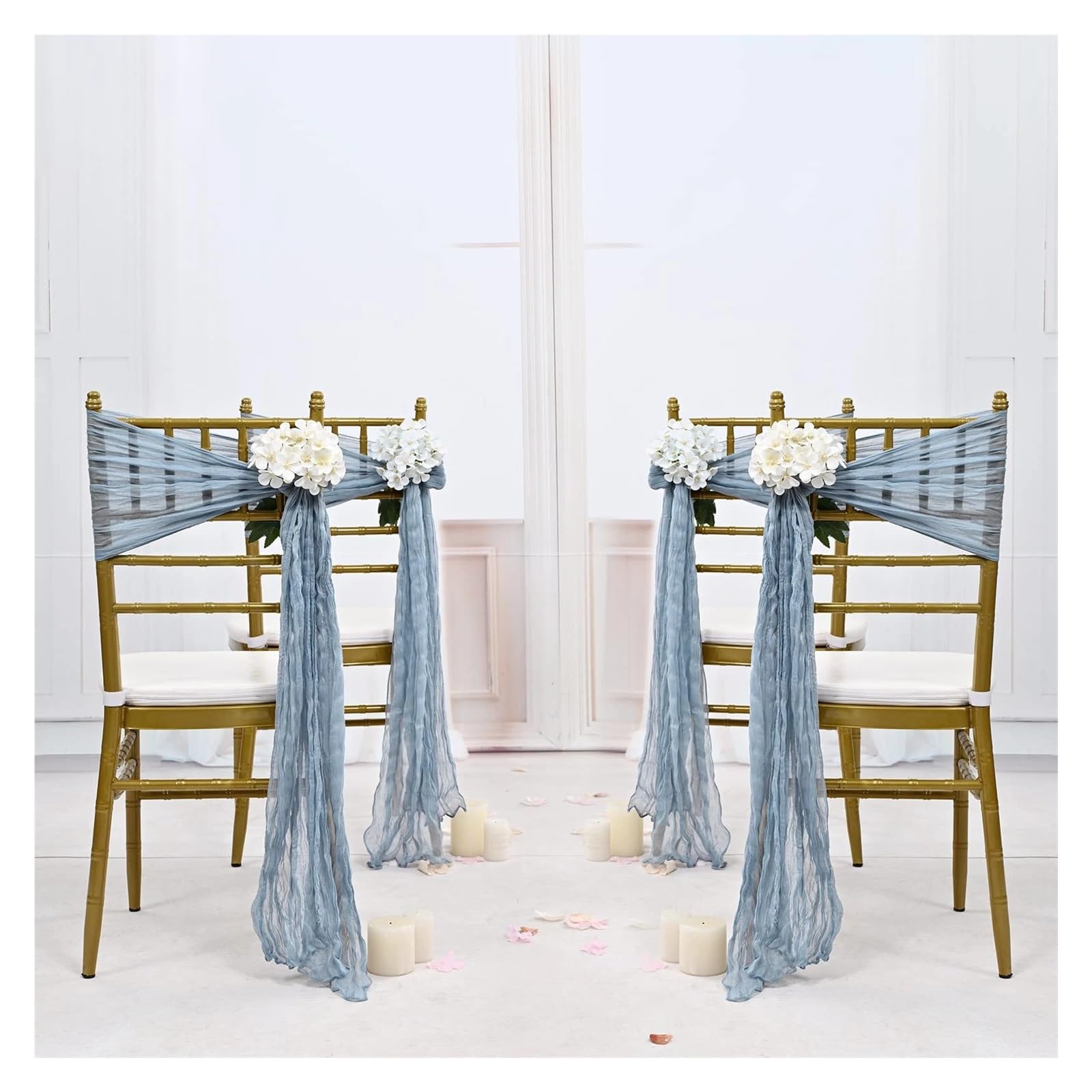 Fiocchi Sedie Matrimonio 10 Pezzi 30x275cm Viola Decorazione Sedia Matrimonio Garza Garza Sedia Fasce Sedia Fiocco Sedia Copertura for Festa di ricevimento(Beige)