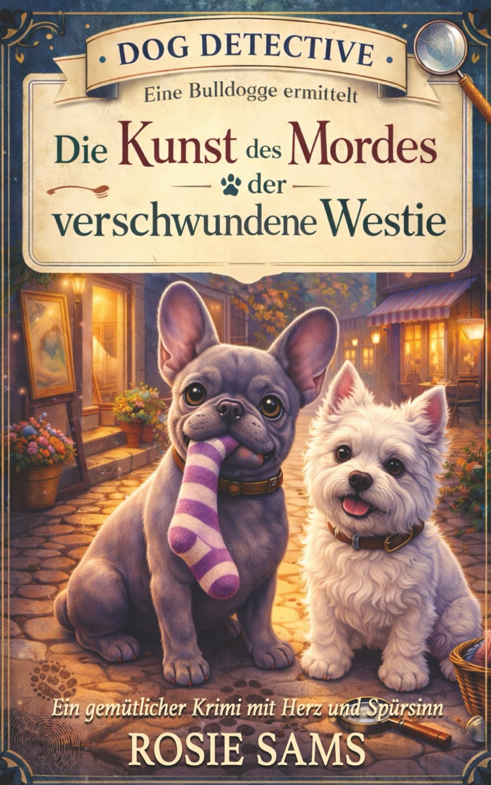 Eine Bulldogge ermittelt: Die Kunst des Mordes der verschwundene Westie: Ein gemütlicher Krimi mit Herz und Spürsinn