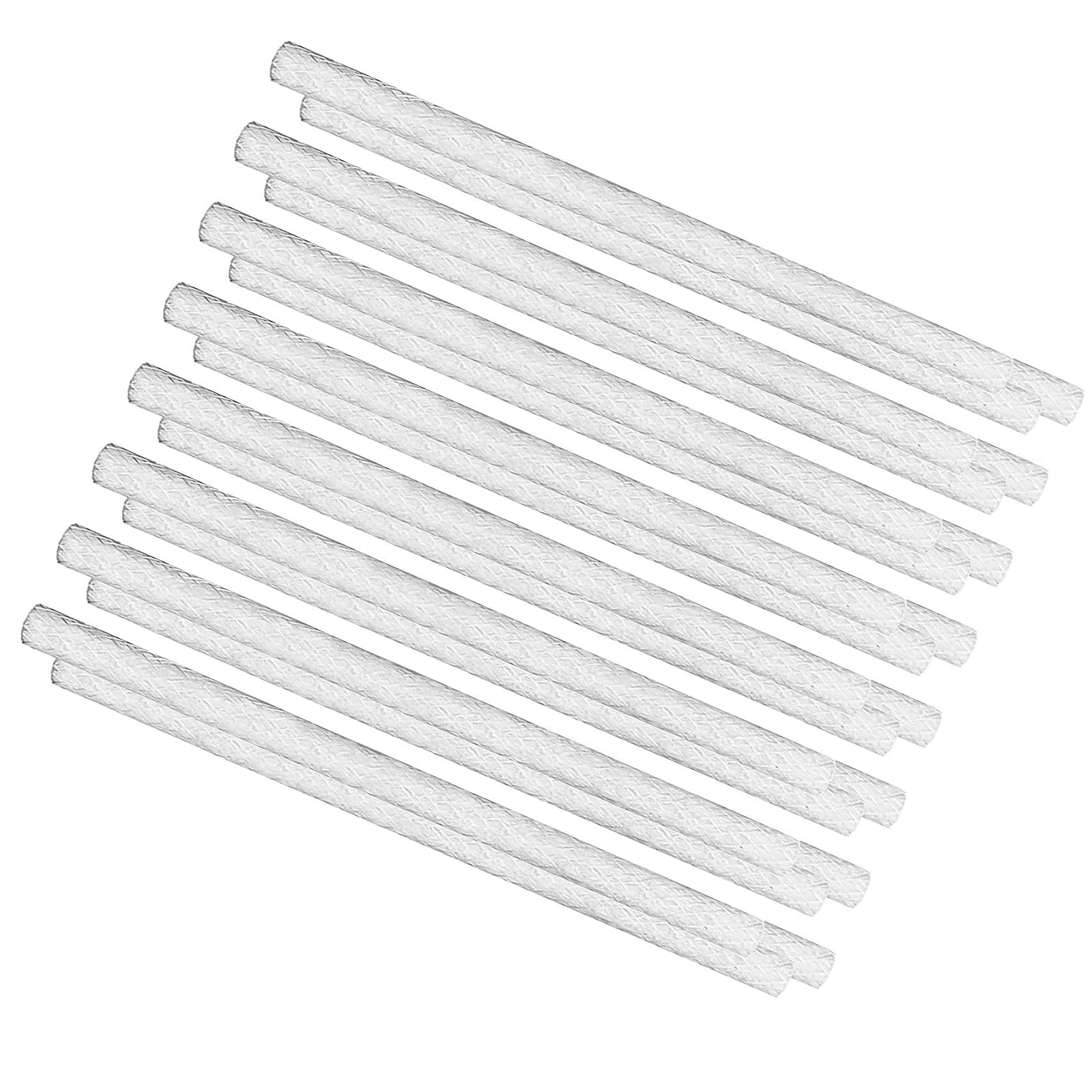 24Pcs 13.8Inch Fiberglass Wicks for Wine Bottle Torches Garden Torches Oil Lamp Patio Lighting Wicks