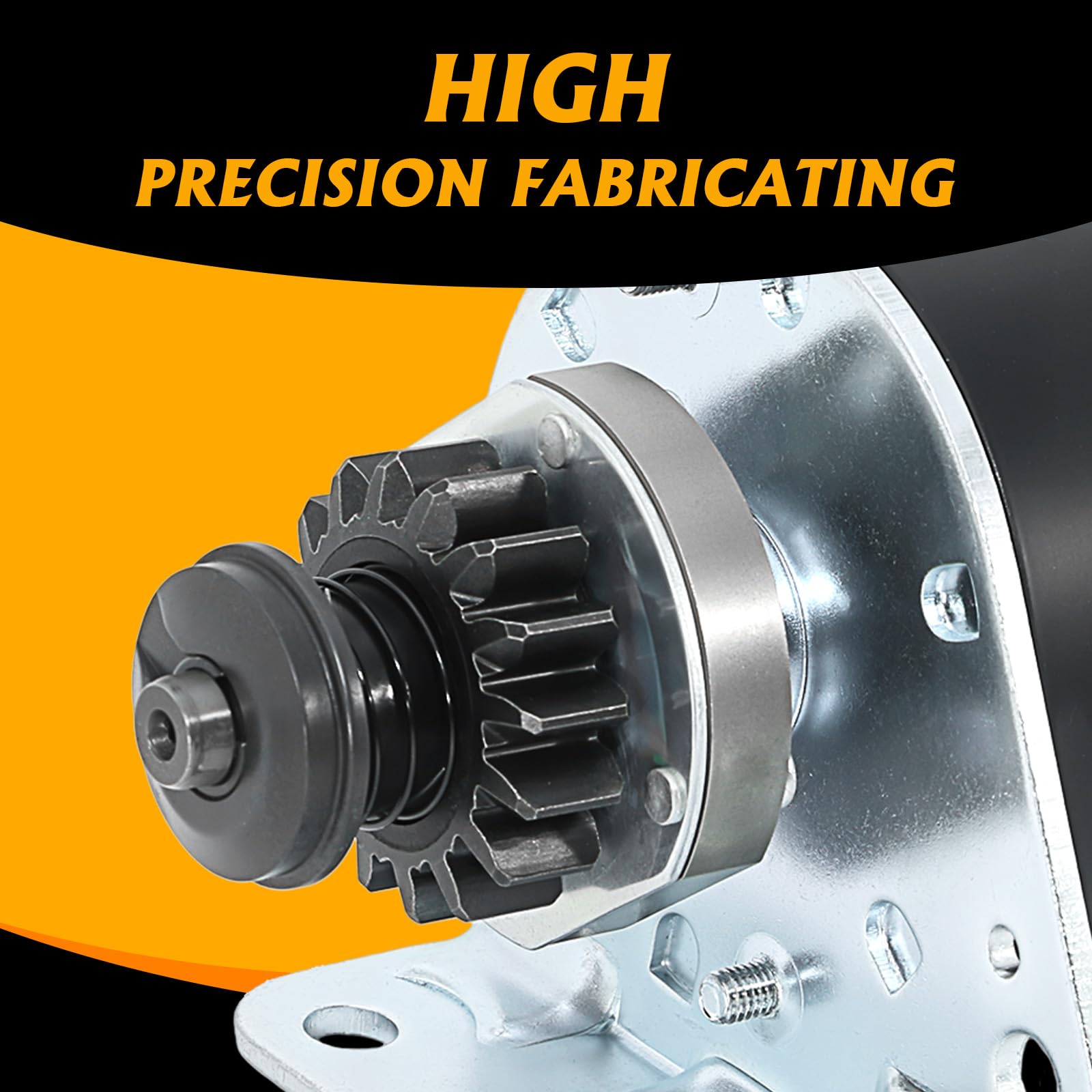 Steel Gear 5742N - Motor de arranque para Briggs and Stratton 7 HP-18 HP 1972-2002 16 dientes 497595 391423 390838 392749 394805 491766 497594 693054 SBS0000 1 41022003 41022003R 41022052 5742