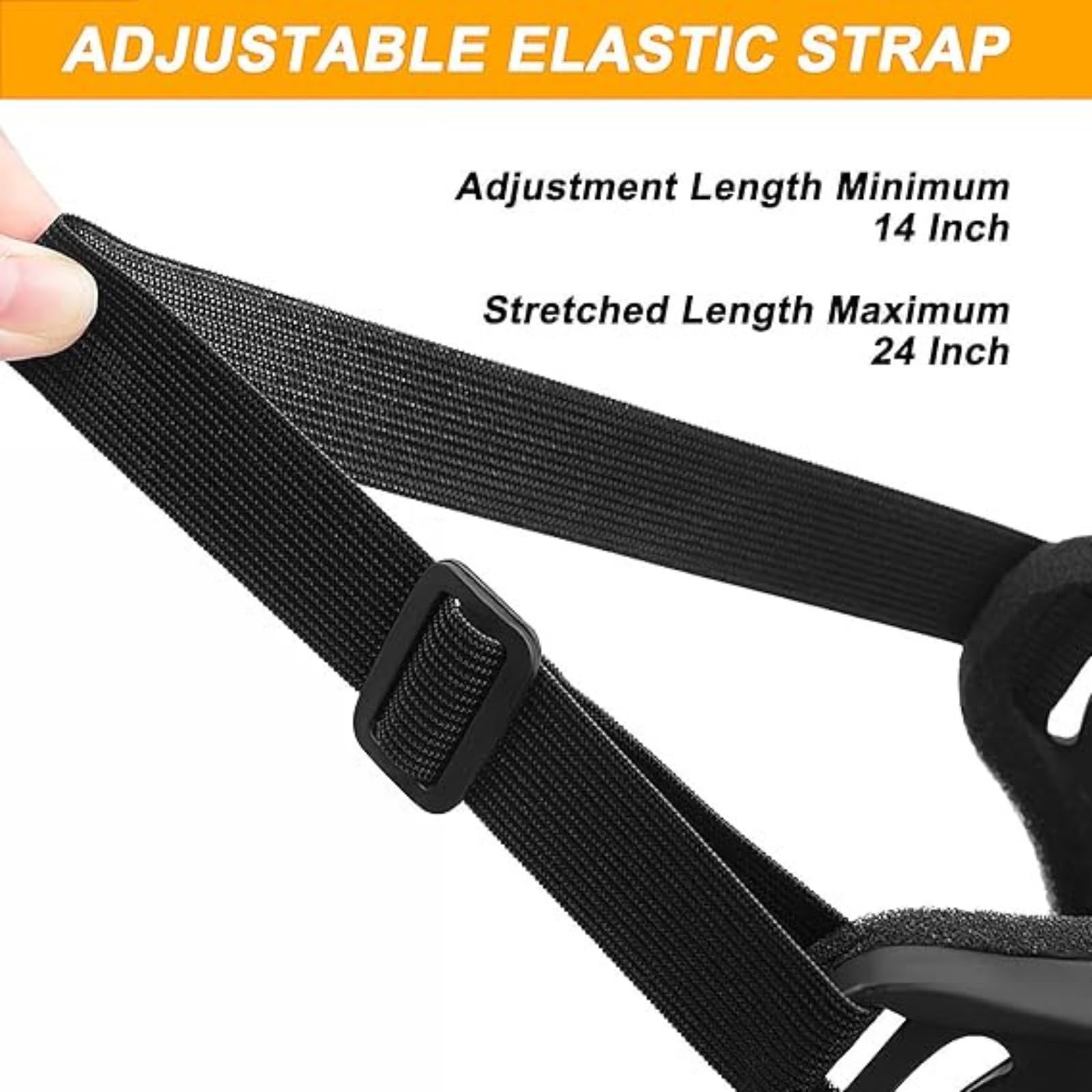 TASMAX Motorcycle Riding Goggles Bike eye protection glasses for men women With Transparent Goggles Adjustable Strap Compatibility bike helmet for bike Riding Goggles (PACK 1) Black - Image 4 thumbnail