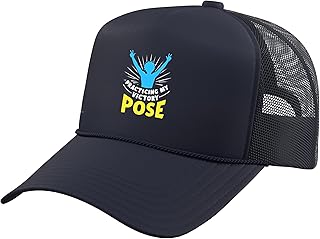 Anime Victory Pose Motivational Fan Art Trucker Hat with Adjustable Mesh Back