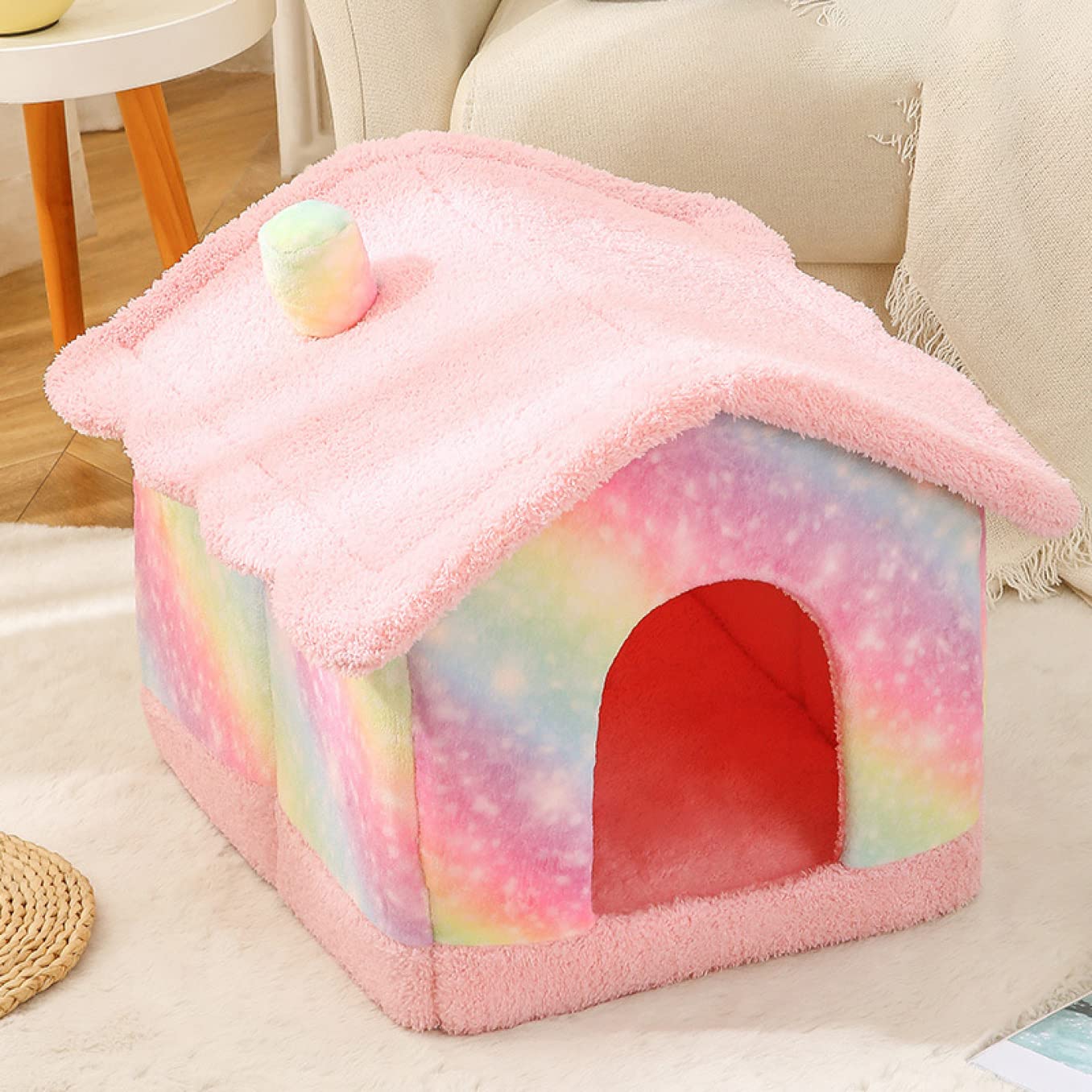 ☆HPYWTJY XDB-432S ペットハウス PET OUTDOOR HOUSE Sサイズ ピンク