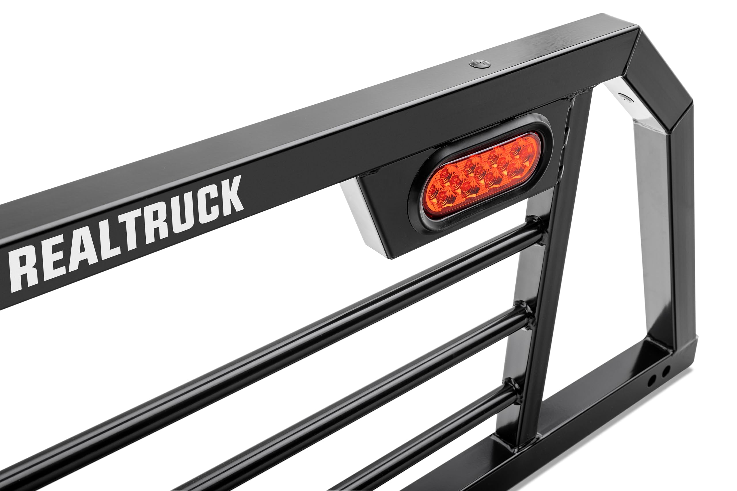 RealTruck BACKRACK SRL Rack with Lights Included, Black | SRL800 | Fits 2020-2025 Chevrolet/GMC Silverado/Sierra 2500/3500 HD; 2004-2022 Nissan Titan; 2000-2007 Toyota Tundra & Others