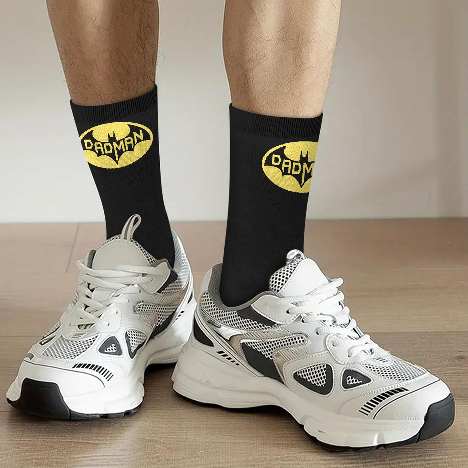 VICRAZY Funny Dad Socks for New Daddy - Superhero Novelty for Men image 3