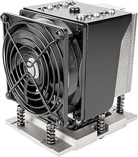 SilverStone Technology XE04-SP5 ブラック ファンシュラウド 4U サーバー/ワークステーション CPUクーラー ソケットSP5用 SST-XE04-SP5B