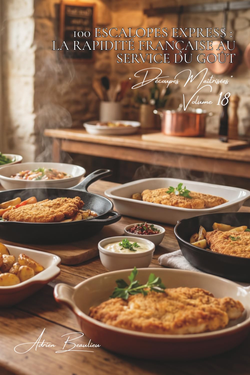 100 escalopes express : la rapidité française au service du goût: Panures créatives, cuissons parfaites, l'escalope réinventée