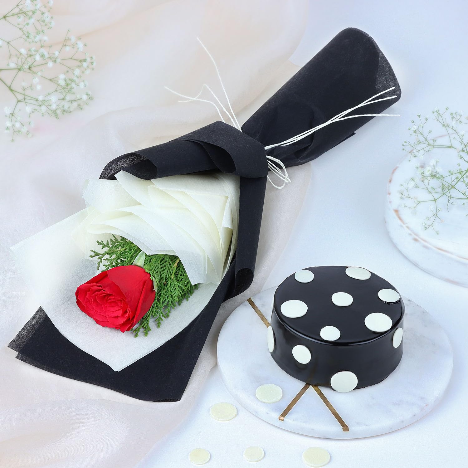 FNP Red Roses with Chocolate – Romantic Wedding Gift for Couple-image-27