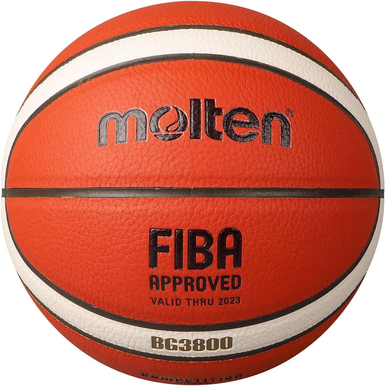 Molten BG3800 Basketball, FIBA Approved, Composite Leather, Indoor Play