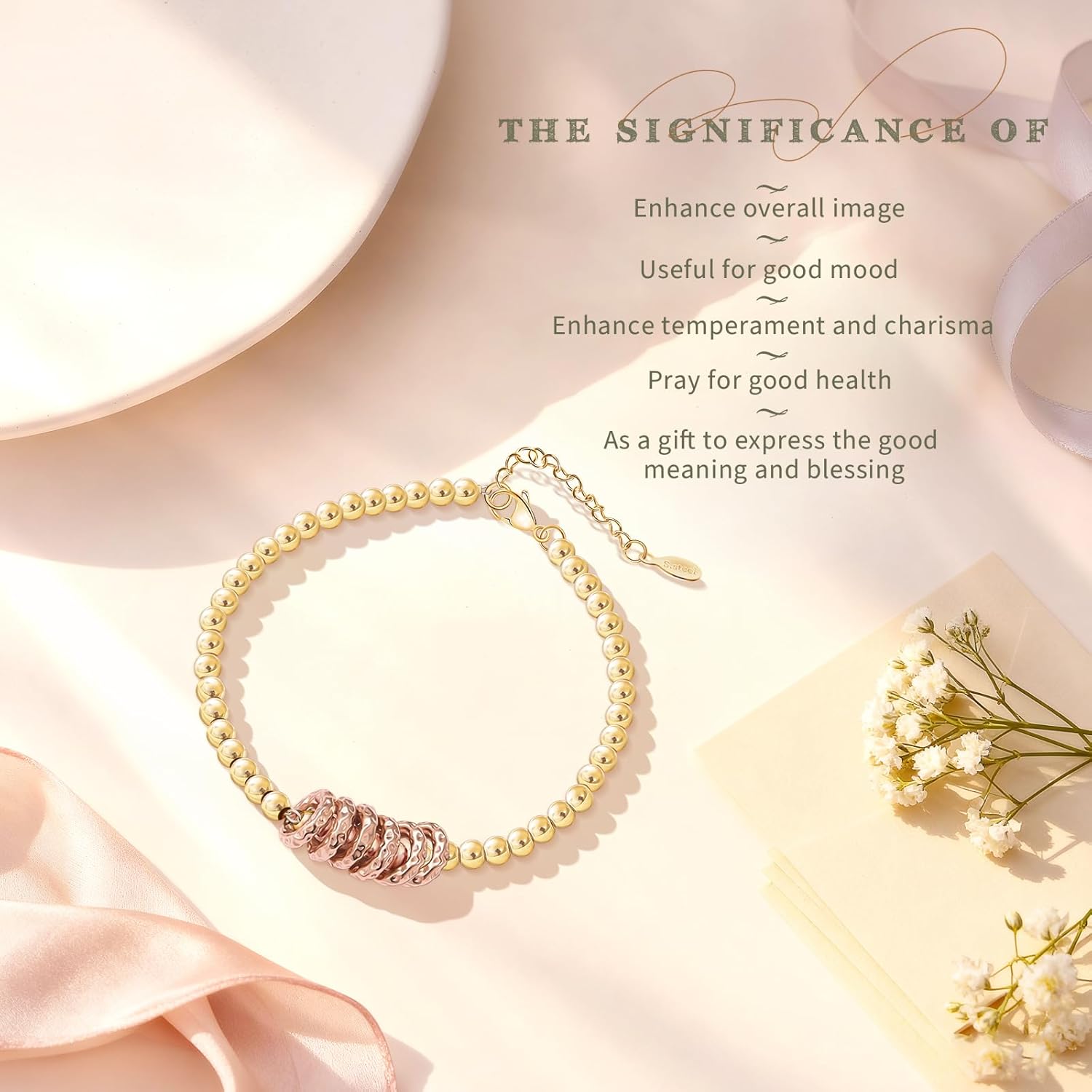 AGOT 30th 40th 50th 60th 70th Birthday Gift for Women: Unique Bracelet Best Birthday Presents Gifts Ideas for Mom Daughter Grandma Sister Friends Coworker - Image 3