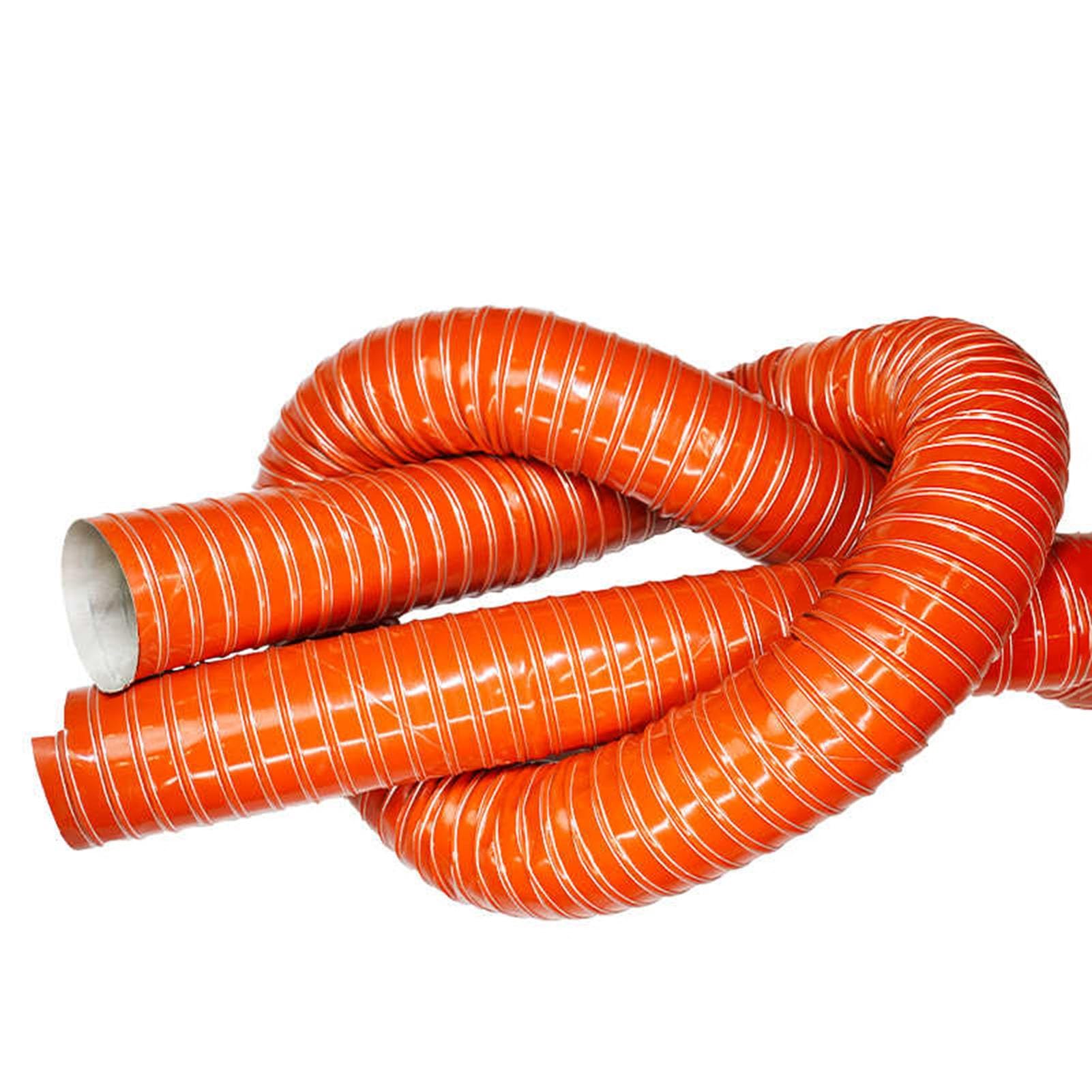 Elastyczny wąż silikonowy do chłodzenia hamulców samochodowych – 1–12 cali, z zaciskami ze stali nierdzewnej(L1mxID160mm)