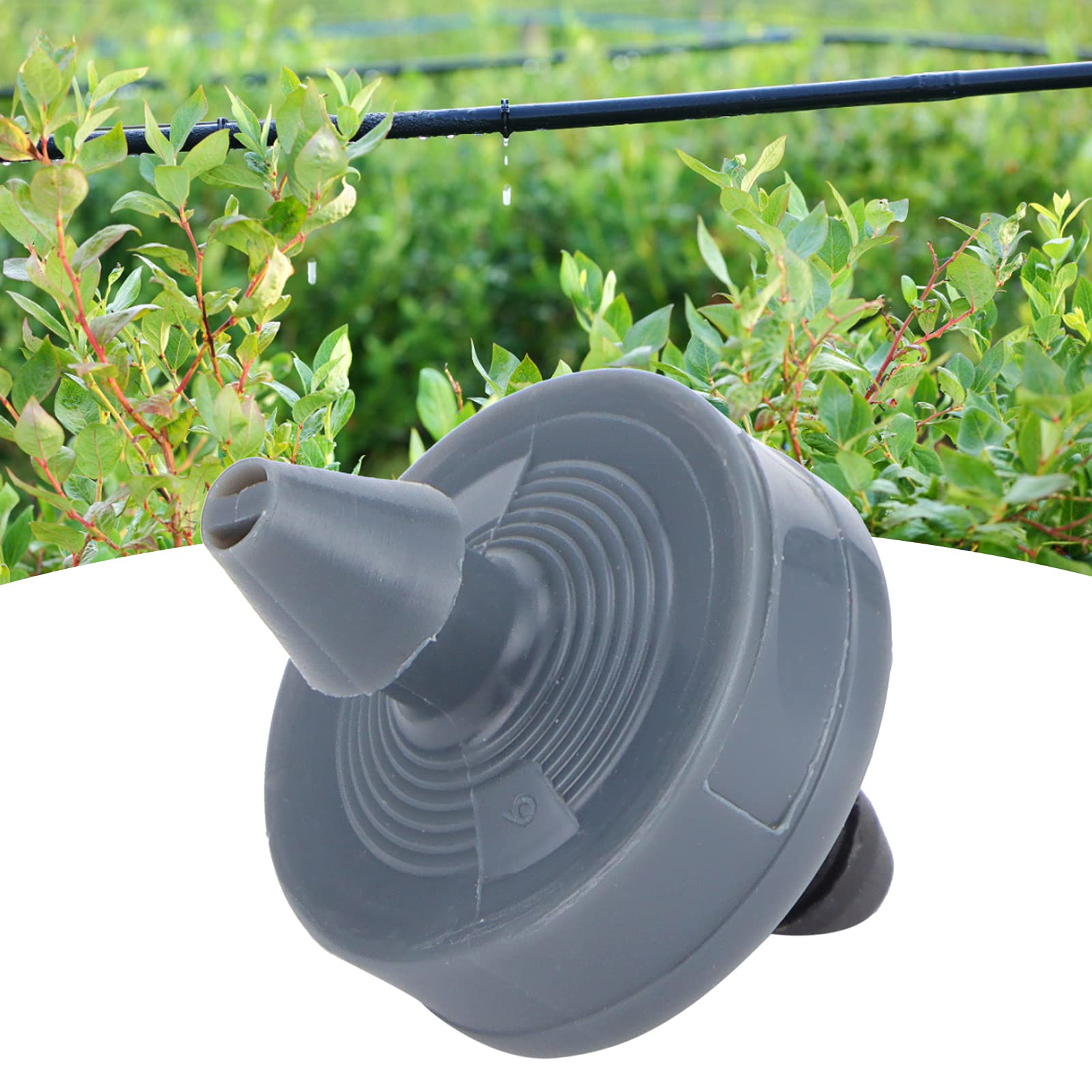 100PCS 4l Pressure Compensating Drippers, Plastic Easy Use Drip Irrigation Emitters Watering Emitter for Garden Pots Plant