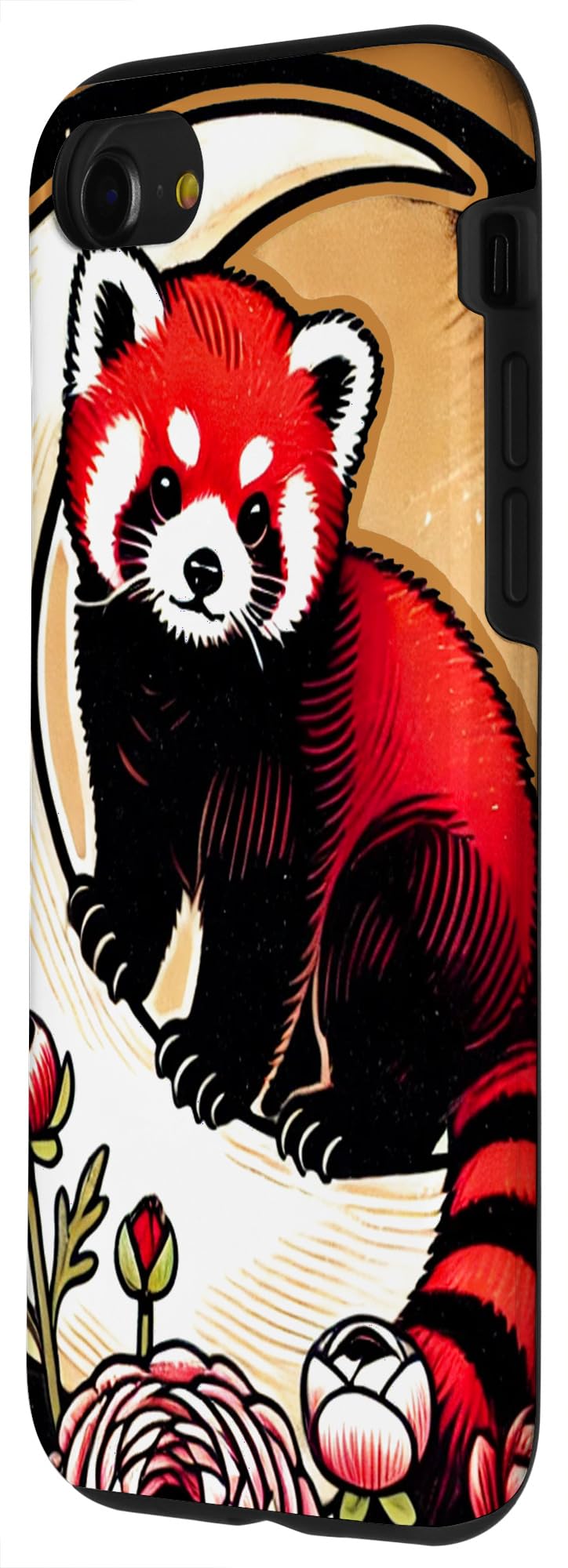 iPhone SE (2020) / 7 / 8 Red Panda Illustration Red Pandas design Case - Image 2