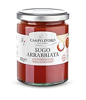 Vista 6 de CAMPO D'ORO - Salsa italiana de espagueti de tomate con albahaca, 24 onzas, salsa de pasta y pizza, 100% fabricada en Sicilia, Italia