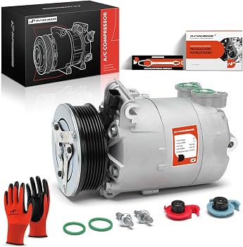A-Premium Air Conditioner AC Compressor with Clutch Compatible with Land Rover Range Rover Evoque 2012 2013, LR2 2013-2015 - VS16 Compressor, with A-Premium Air Conditioner AC Compressor with Clutch Compatible with Land Rover Range Rover Evoque 2012 2013, LR2 2013-2015 - VS16 Compressor, with