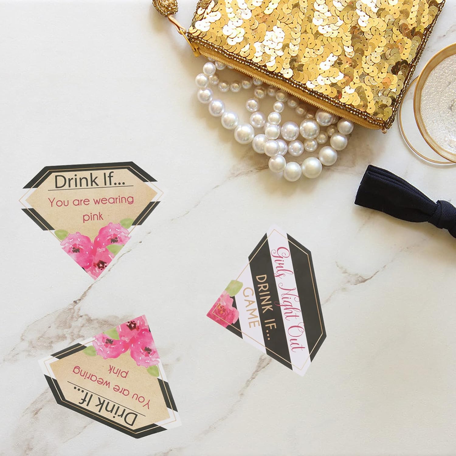 Cabilock Bridesmaid Gifts Girl Toys 48Pcs Bachelorette Party Drinking Games Scratch Off Dare Cards Game Naughty Dares Cards Bachelorette Party Supplies Bridesmaid Gifts Girl Toys : Home & Kitchen