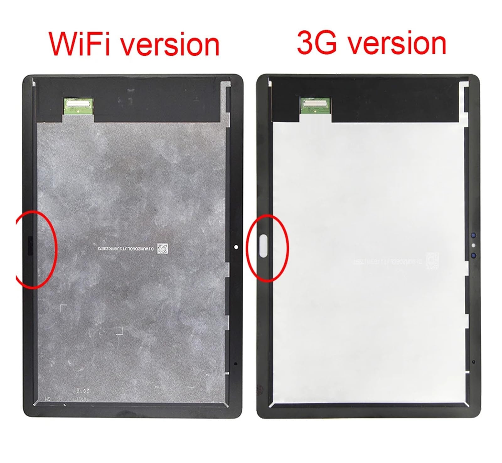 Pantalla LCD De 10,1" Compatible con Huawei MediaPad T5 10 AGS2-L09 AGS2-W09 AGS2-L03 AGS2-W19 con Panel Táctil Y Digitalizador.(WiFi Black No Frame)