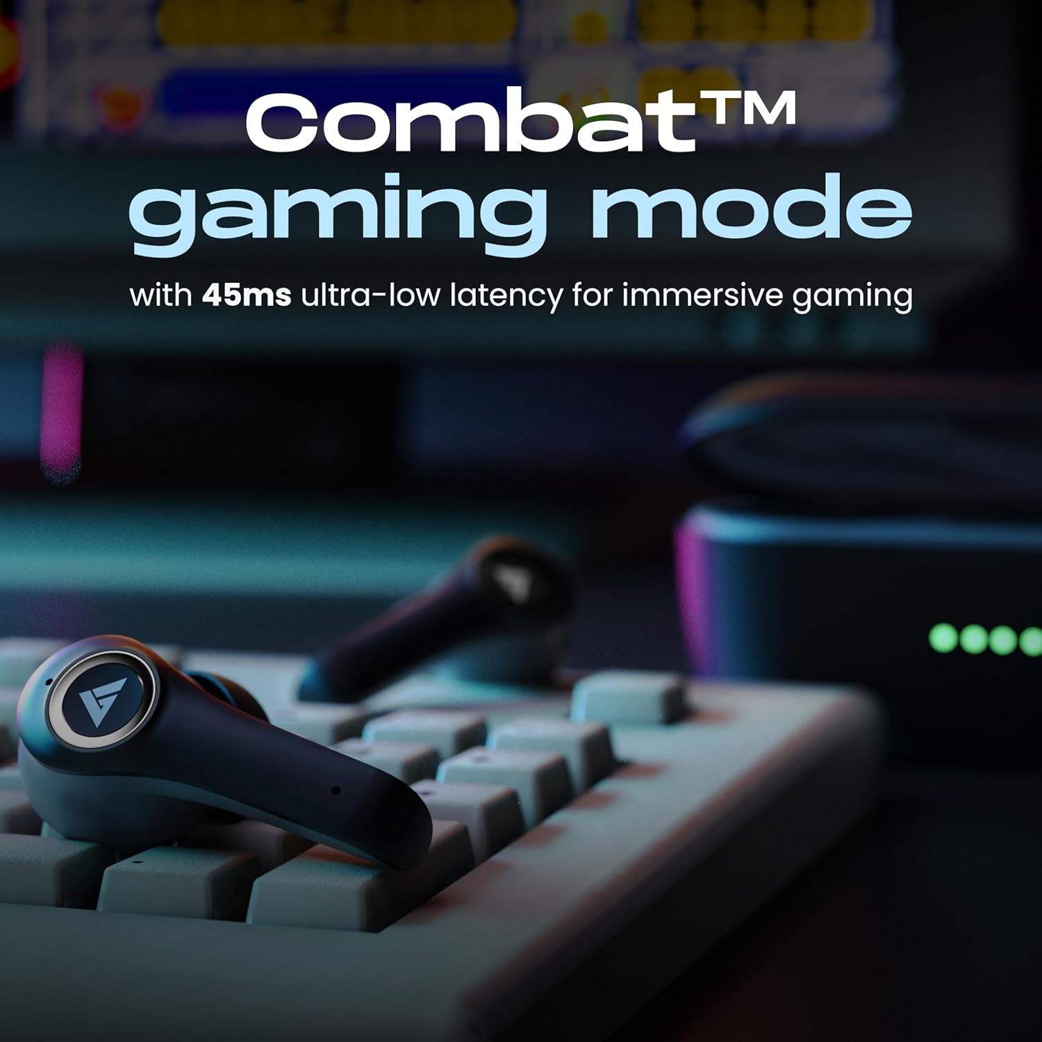 GOBOULT X50 Earbuds Combat Gaming Mode
