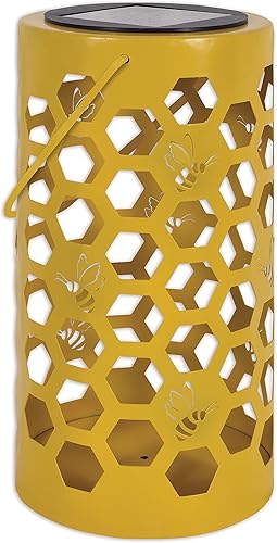 Sunset Vista Designs Colección 93615 Linterna solar, colmena 4,73 x 4,73 x 9,44