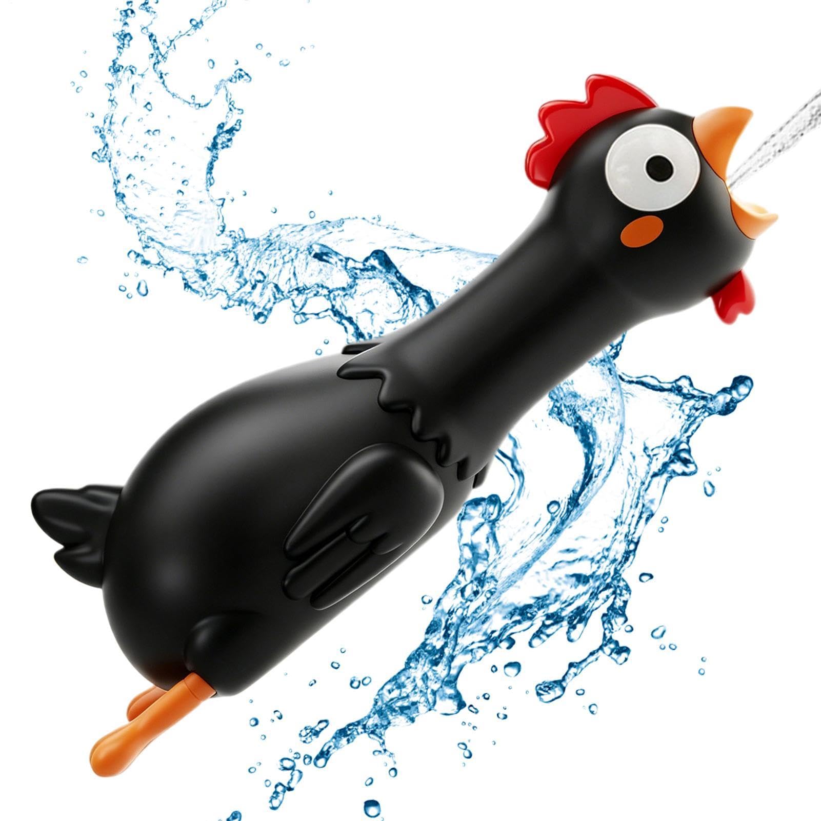 Pistola ad acqua per bambini Pollo Divertente a Lunga Gittata | Giocattolo Spruzzatore d'Acqua per Bambini per Spiaggia Piscina Giardino Attività All'Aperto, Ragazzi e Ragazze Sopra i 6