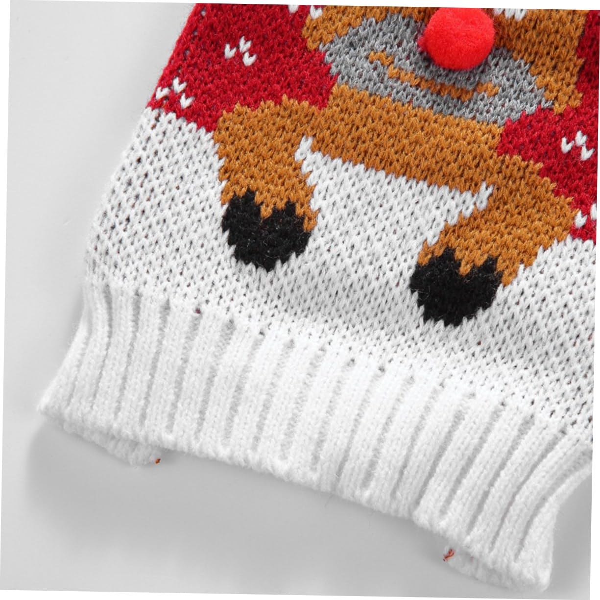HMJGDHX 2 Pezzi Cucciolo Vestiti Invernali Caldi Maglione per Cani Adorabile Costume da Cervo per la Festa di Natale