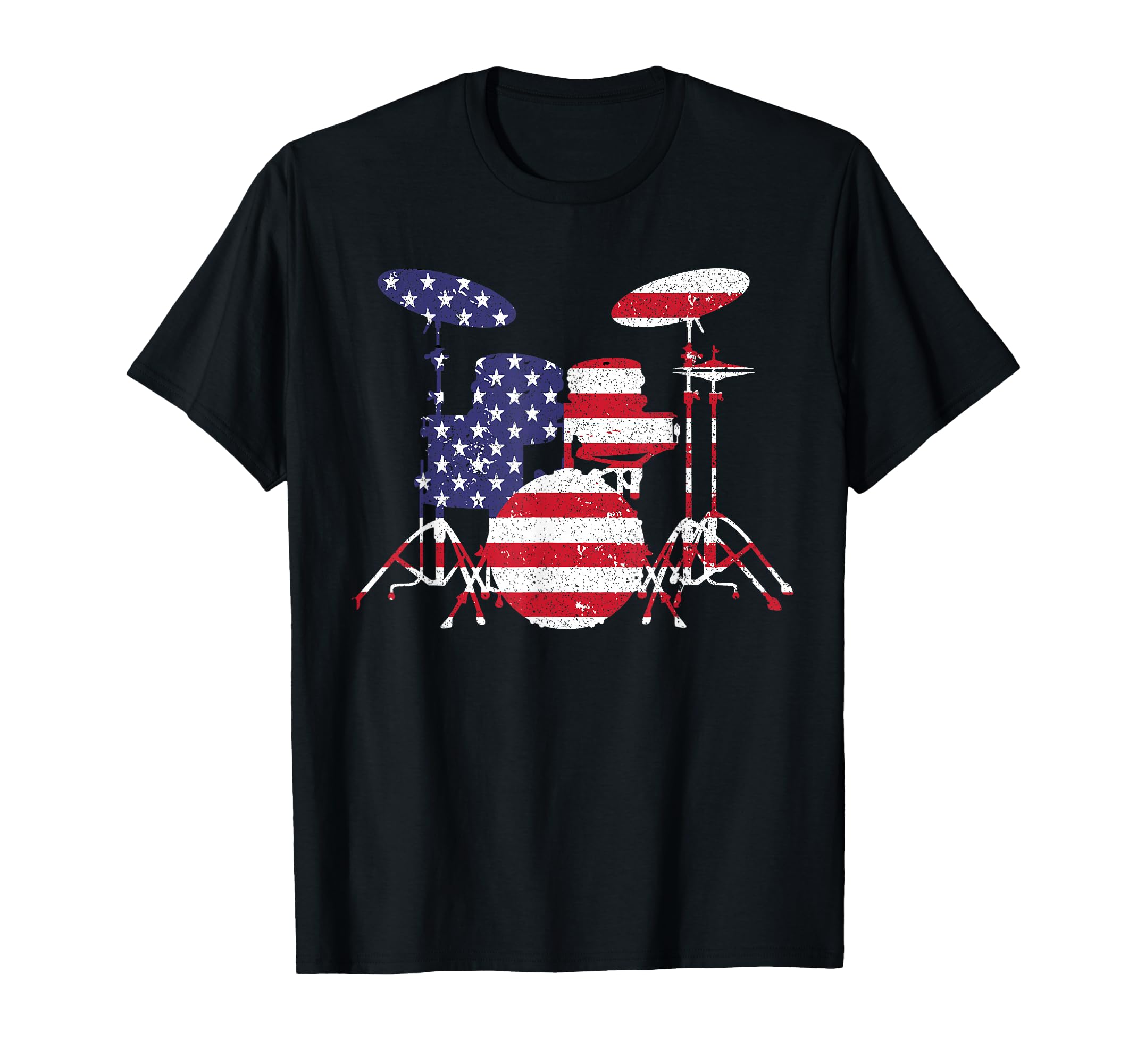 Best Drum Design For Men Women Drum Set Drumming Drummer T-Shirt