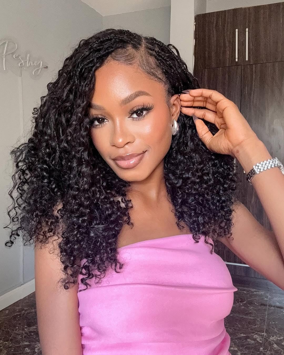 Amazon.com : Beverlee Goddess Box Braids Crochet Hair 8 Inch 8