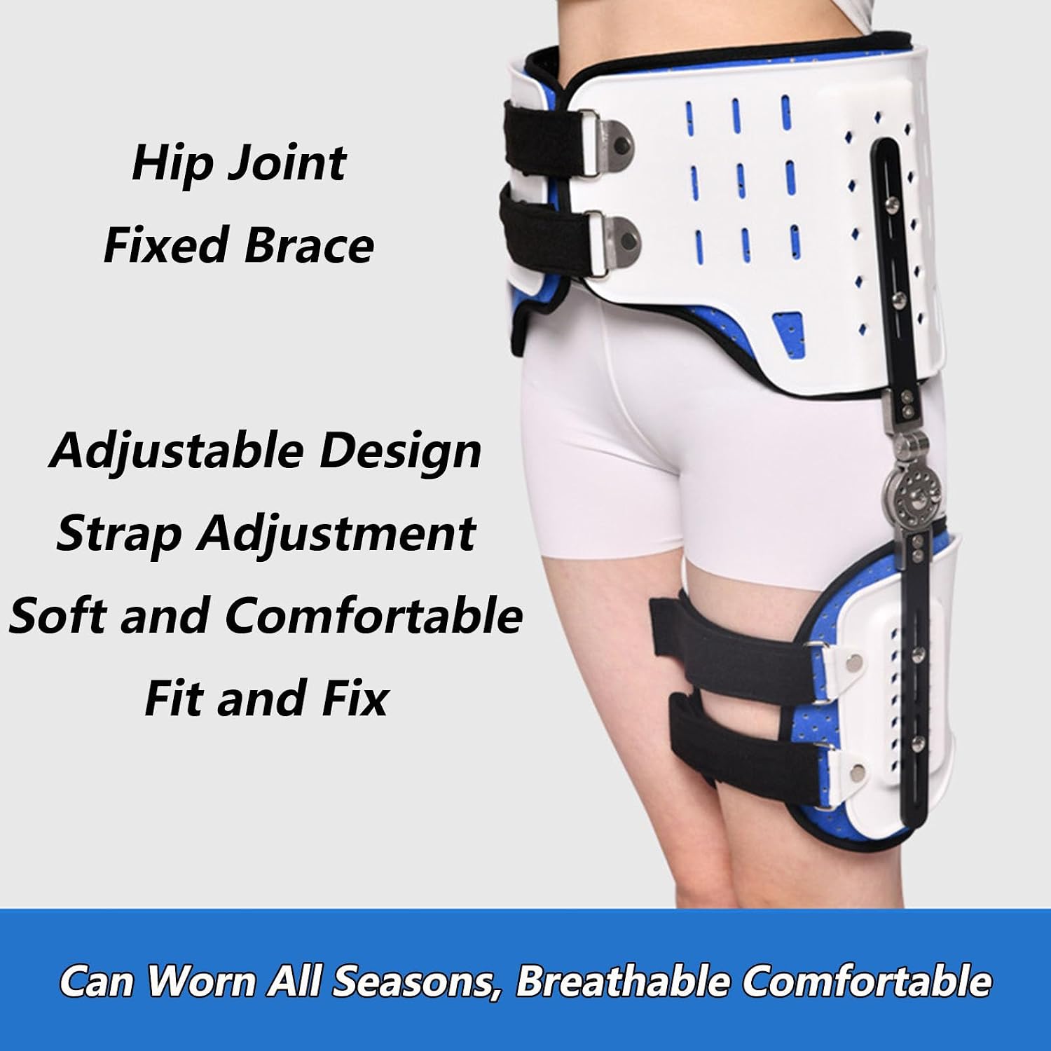 SFKLYU Hip Orthosis Support Brace Joint Protection Fixation Device Hip Stabilizer Brace for Sciatica, Arthritis, Pulled Muscles, Hip Pain,Left