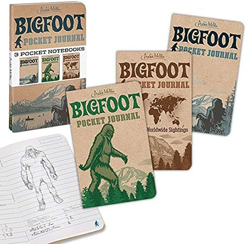 Mcphee Archie 3 cuadernos de bolsillo, diario de bolsillo Bigfoot, paquete de 3