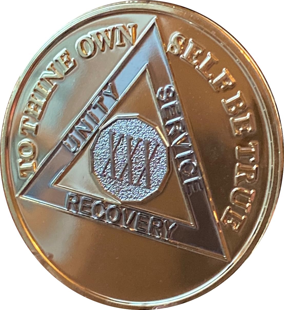 Cool Blue Fire Tri-Plate Recovery Medallion - View #5