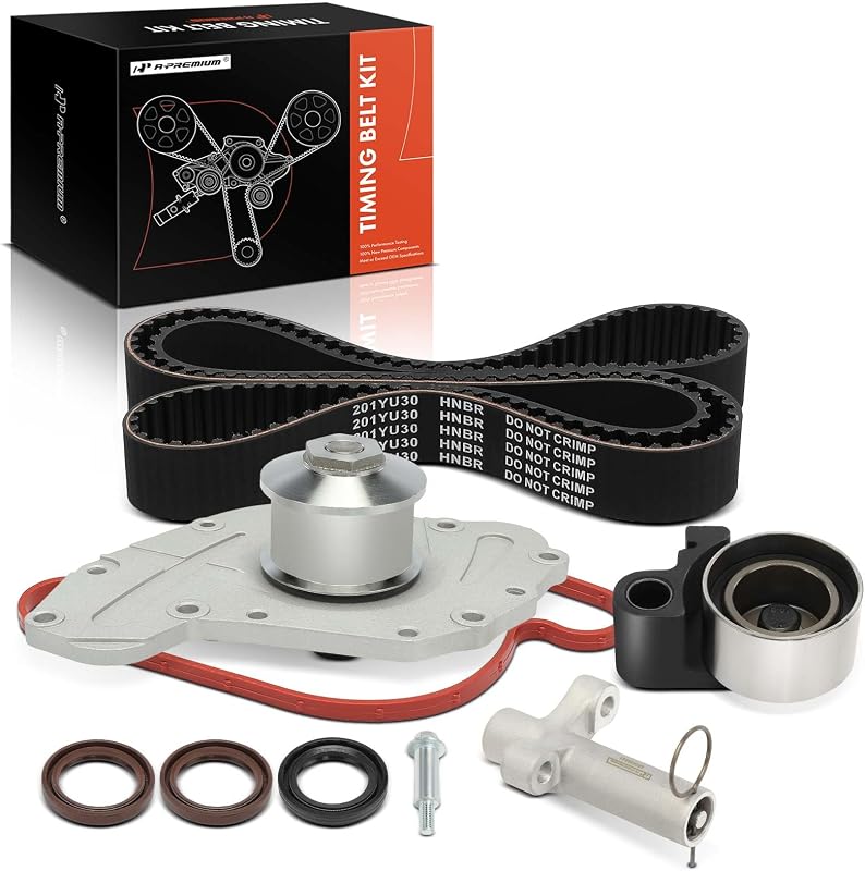Kit de correia dentada A-Premium com bomba d'água para motor V6 3.5L e 4.0L – 7 peças