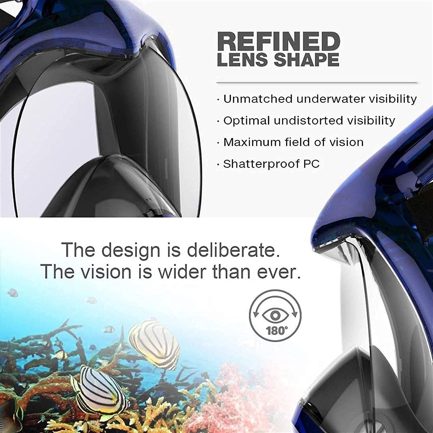 maschera da immersione, Maschere da sub, maschere snorkeling, antiappannamento, integrali, for nuoto, , attrezzatura subacquea for donne, uomini e bambini