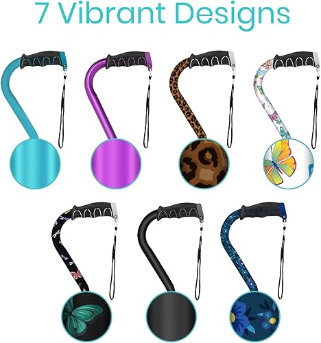 Miniatura 9 de Vive - Bastón de caminar con agarre compensado patentado, ayuda ligera y ajustable para caminar con una punta antideslizante, ayuda de movilidad de