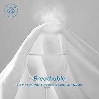 Vista 5 de Cozymaker Protector de colchón 100% impermeable, tamaño individual, funda de colchón refrescante ajustable de 8 a 21 pulgadas, bolsillo profundo