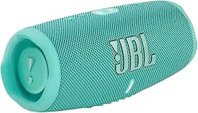 JBL CHARGE 5 – Alto-falante Bluetooth portátil com IP67 à prova d'água e carregamento USB – azul-petróleo