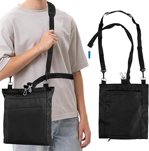 Foley - Soporte para bolsa de catéter de 67.6 fl oz, fundas para bolsa de catéter con cremallera y correa ajustable, seguro, suave y discreto para