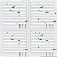 Vista 19 de 2 piezas de 15 x 15 cm de ventilación de frontispicio de aluminio para ático, ventilaciones de pared de cobertizo de metal con tornillo y malla