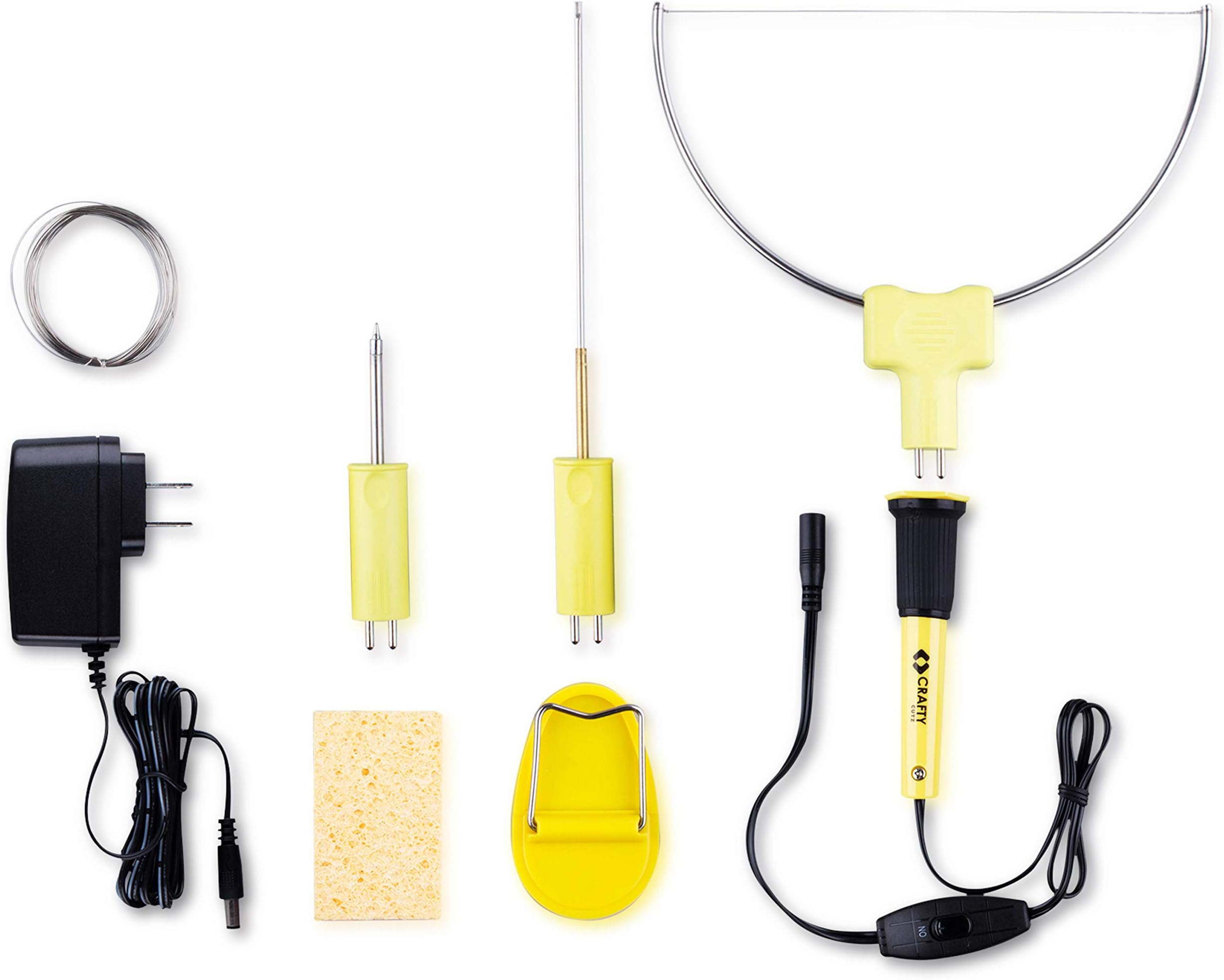 Foam Cutter- Hot Wire Foam Cutter- Hot Knife - Styrofoam Tool- Electric Heated Cutting Pen- 3 in 1 Kit- Cutting Machine
