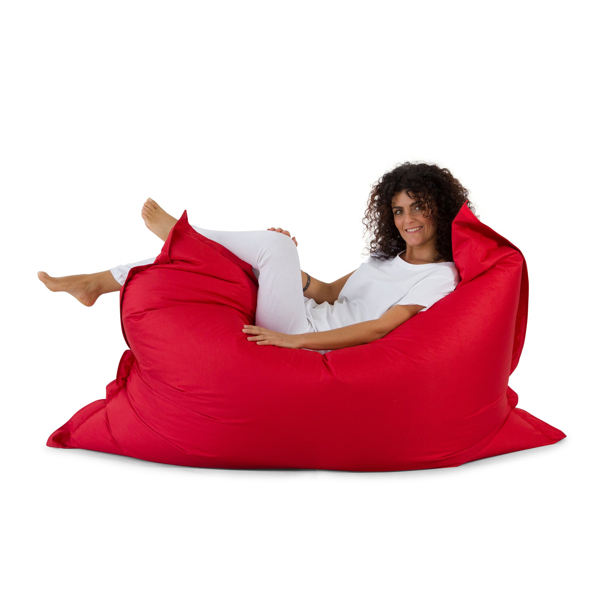 Avalon Pouf Cuscino Thin Grande Samba Impermeabile Antistrappo per Esterno 170x135 cm Corda