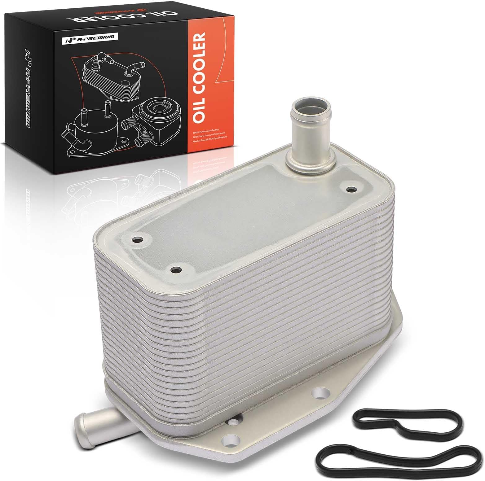 A-Premium Engine Oil Cooler Compatible with Volvo