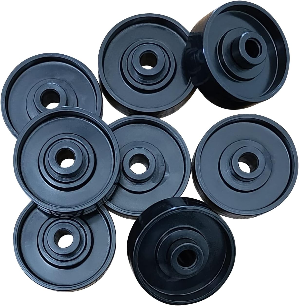 Plastic Conveyor Skate Wheels | 100 Count | Plastic Replacement Skate Wheels